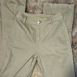 Tan boot cut jeans